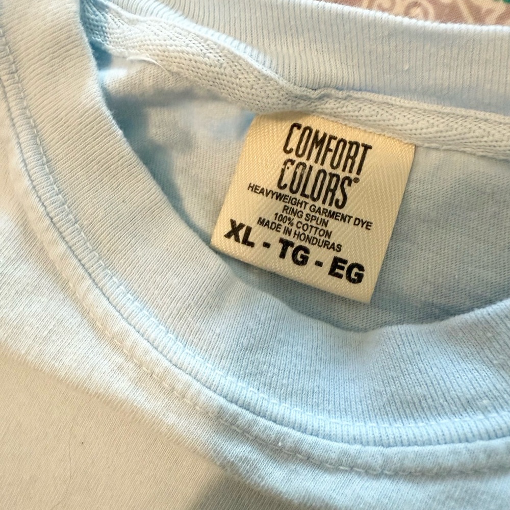 Men’s T-Shirt Bundle—Comfort Colors Men's Shirts - Yellow, Light Blue, Aqua - Picture 10 of 14